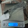 18+2inch焊锡椭圆形随形荆棘不锈钢捷克陨石项链